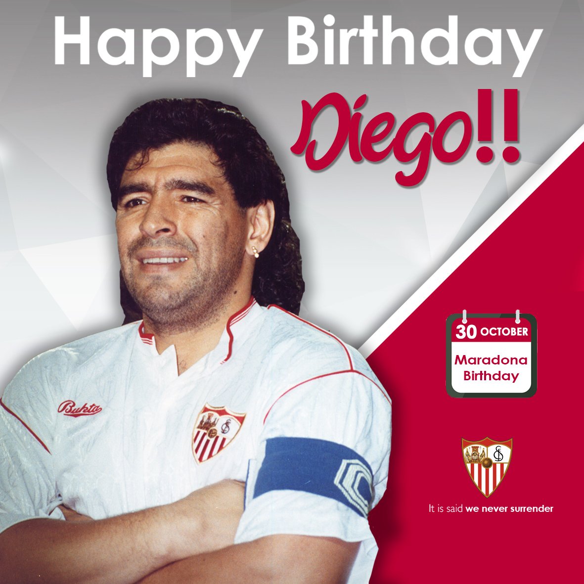    Today is the Birthday of one of the greatest   Happy Birthday, Diego Maradona!!! 