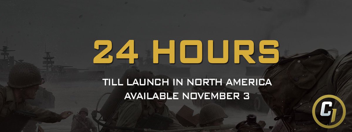 charlieINTEL's tweet image. 24 hours to go till North America launch. #CODWWII