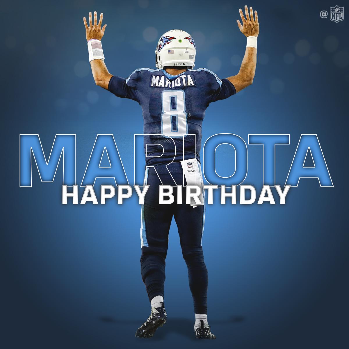 Sportspoliticen: NFL: Join us in wishing Titans QB Marcus Mariota a Happy 24th Birthday!    