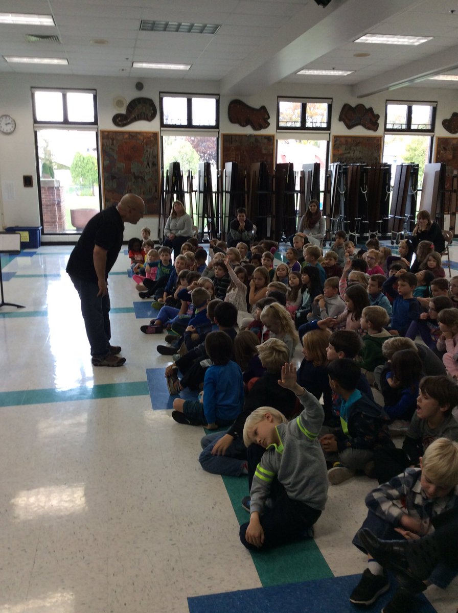 First and Multi-age 1/2 enjoy an ACE performance by the MSO Peecussion Duo this afternoon. # shorewood proud# EL Education