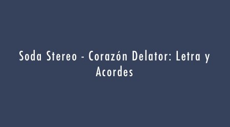 sodafans's tweet photo. RT @pickdelay: #corazondelator #sodastereo #gustavocerati #doblevida #letrayacordes  #PickDelay ► … https://t.co/RHLUoHhtEi