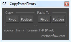 CartoonFlow's tweet image. CopyPastePivots v.1.0.1
copy:
-pivot to pivot(s) or position(s)
-position to pivot(s) or position(s)
cartoonflow.com/toonboom/scrip…
#ToonBoom