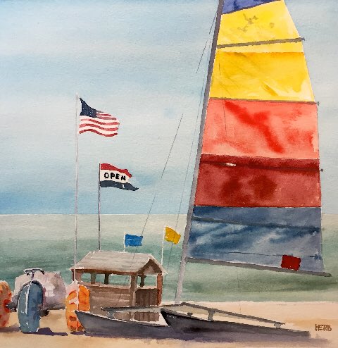 herbwilley's tweet photo. "Gaze upon reality created from impression and gaze upon impression created from reality"
Multi color Hobie Cat
Transparent watercolor https://t.co/nznNq5QttN