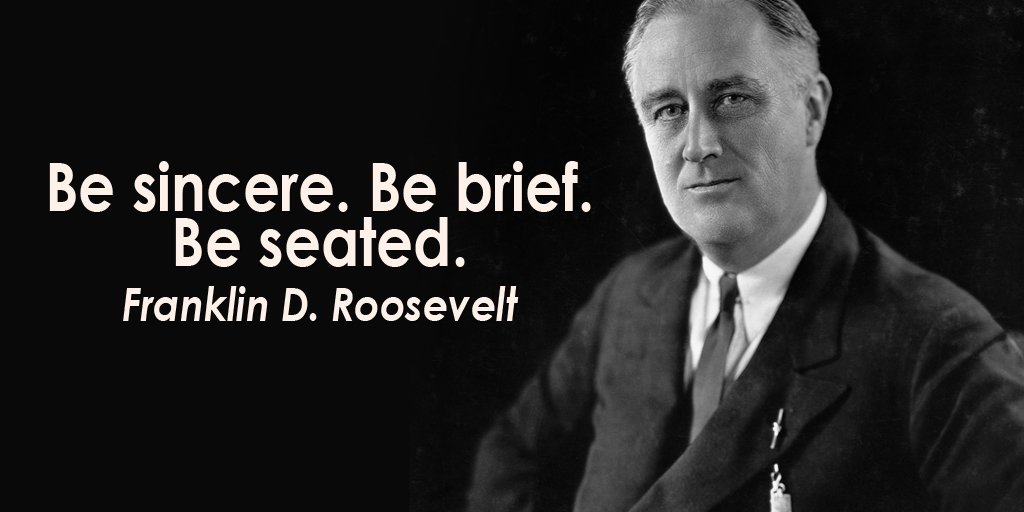 Franklin D Roosevelt Quotes Mesmerizing Tim Fargo On Twitter "be Sincerebe Briefbe Seated Franklin Franklin D Roosevelt Quotes Beauteous Tim Fargo On Twitter "be Sincerebe Briefbe Seated Franklin