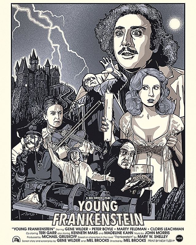 pfunder's tweet photo. Young Frankenstein is on Netflix in the US right now. Watch it. You won't regret it. #therewolf #therecastle #abbysomething https://t.co/oePQRs78OF