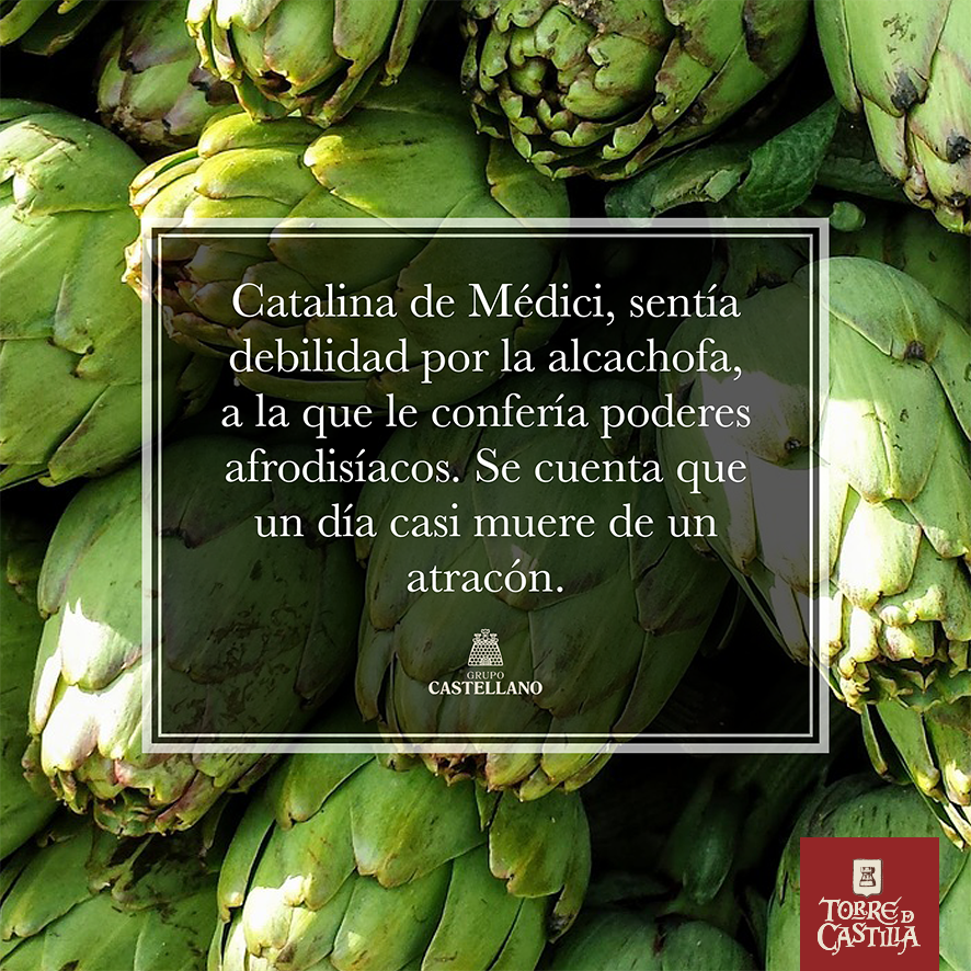 No era la única que amaba las alcachofas.  #CatalinadeMédici #Historia #GrupoCastellano