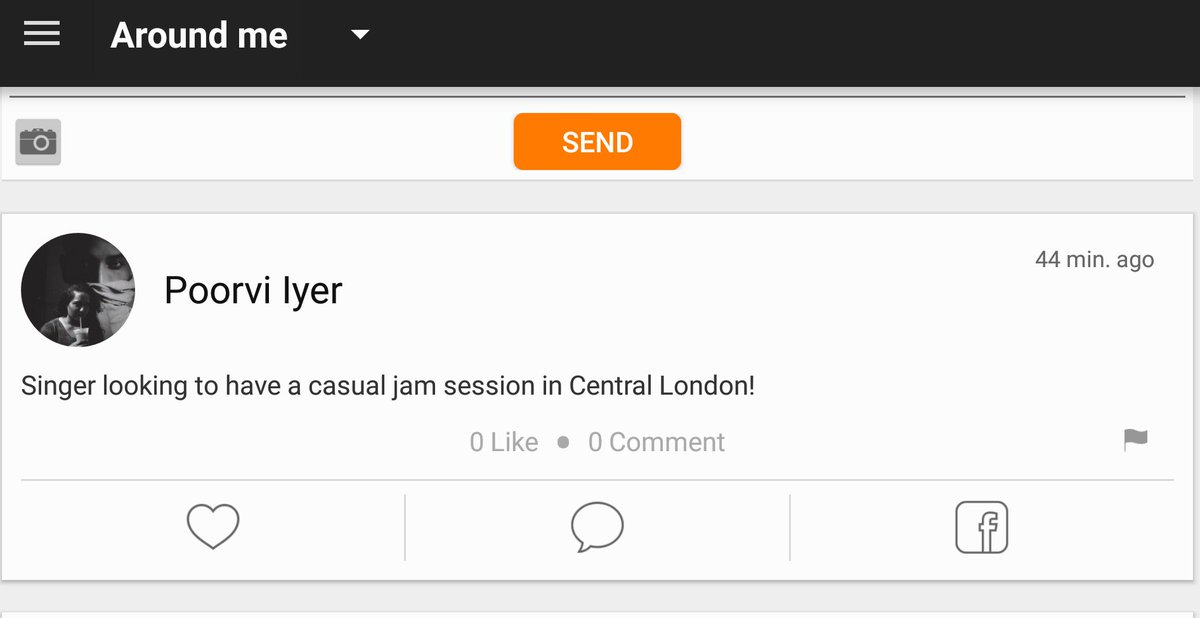 jamseekapp's tweet photo. #Hobbyist #singer Poorvi wants to #jam in #London. Who's up for it?? Contact her &amp; others on #Jamseek for #jams! https://t.co/GFuFEpySKU https://t.co/E7xEFHo5Ag
