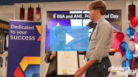 BankersToolbox's tweet photo. It was a benchmark day.  October 26th BSA and AML Professionals received their due recognition #BSAAML #Cbanc #acams https://t.co/fwkFEEcm4L https://t.co/Tbn6mkdUWS