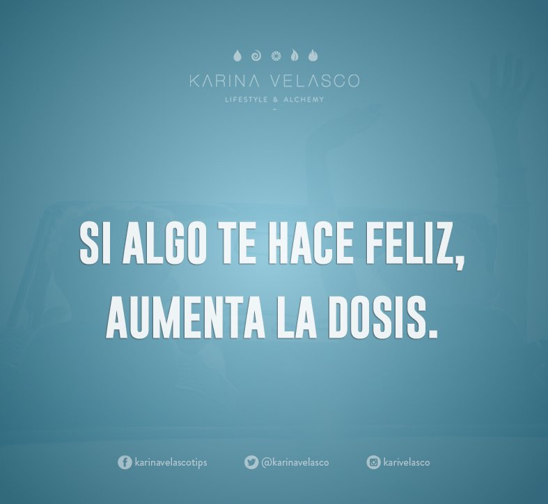 karinavelasco's tweet photo. Tenemos hábitos emocionales, psicológicos o físicos que nos han sentir mal. Porque no hacemos mas de aquello que nos hace sentir bien. https://t.co/mumLjmFSt8