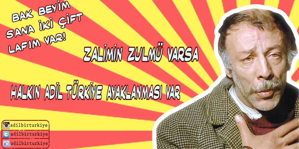 adilbirturkiye's tweet photo. Bak Beyim, Sana İki Çift Lafım Var
Zalimin Zulmü Varsa Halkın Adil Türkiye Ayaklanması Var! https://t.co/jEQgNF1Sgw