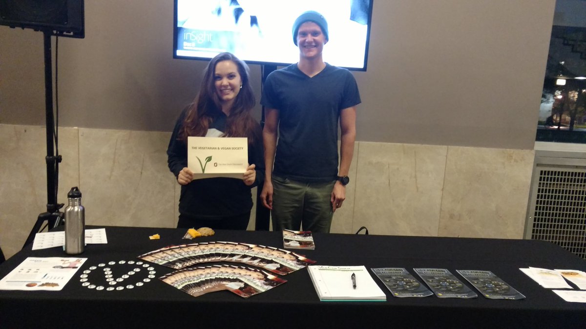 VegClubOSU's tweet photo. Come see us at the sustainability fair at the Mershon Lobby until 9pm! 
#vegetarian #vegan https://t.co/x1VuxHDpZK