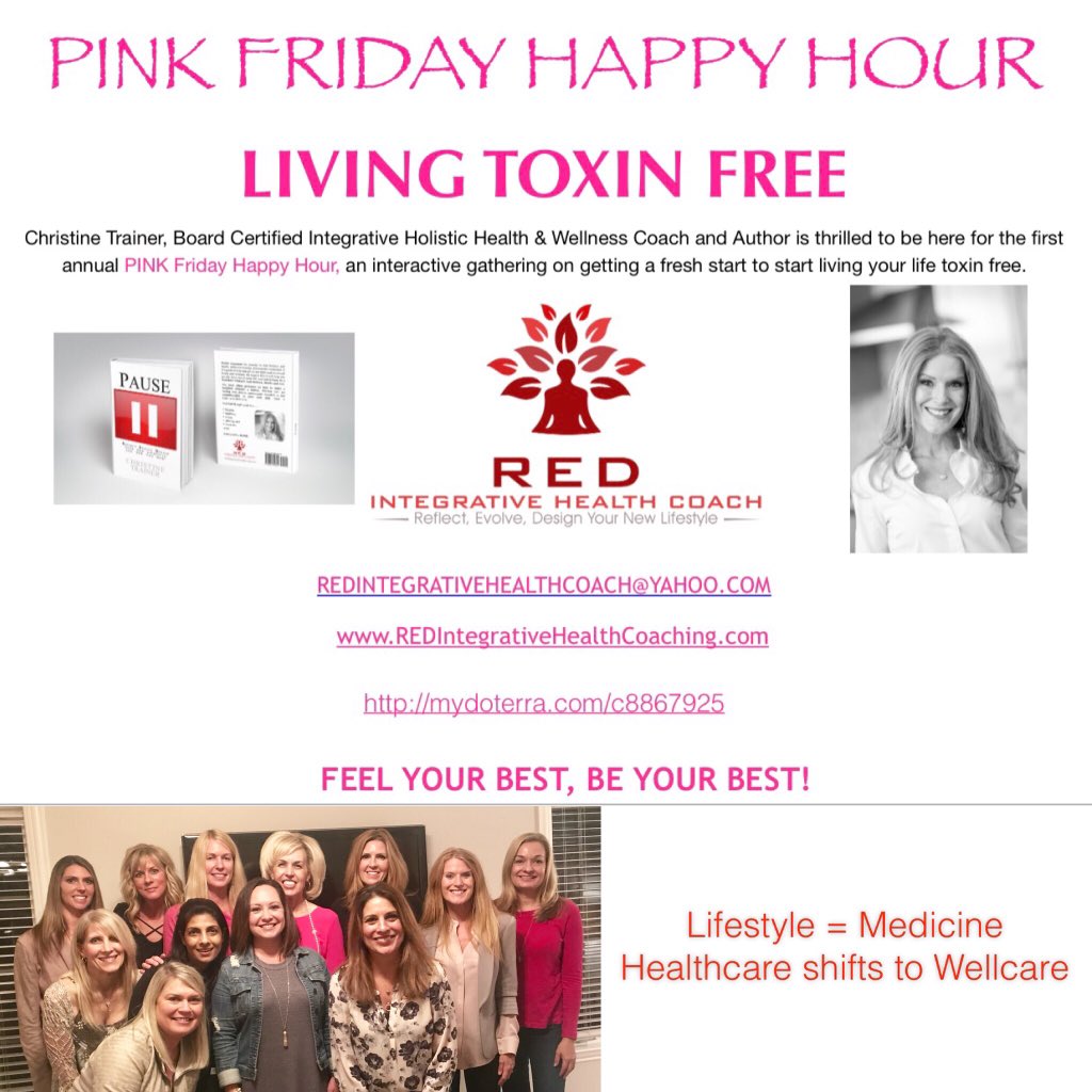 REDIntegrative's tweet photo. 1stAnnualPINKFridayHappyHour
#PINKFriday #breastcancerawareness #ownyourhealth #WELLCARE #foodISmedicine #livetoxinfree
#PAUSE #youarebadass https://t.co/Vv1h3L6naW