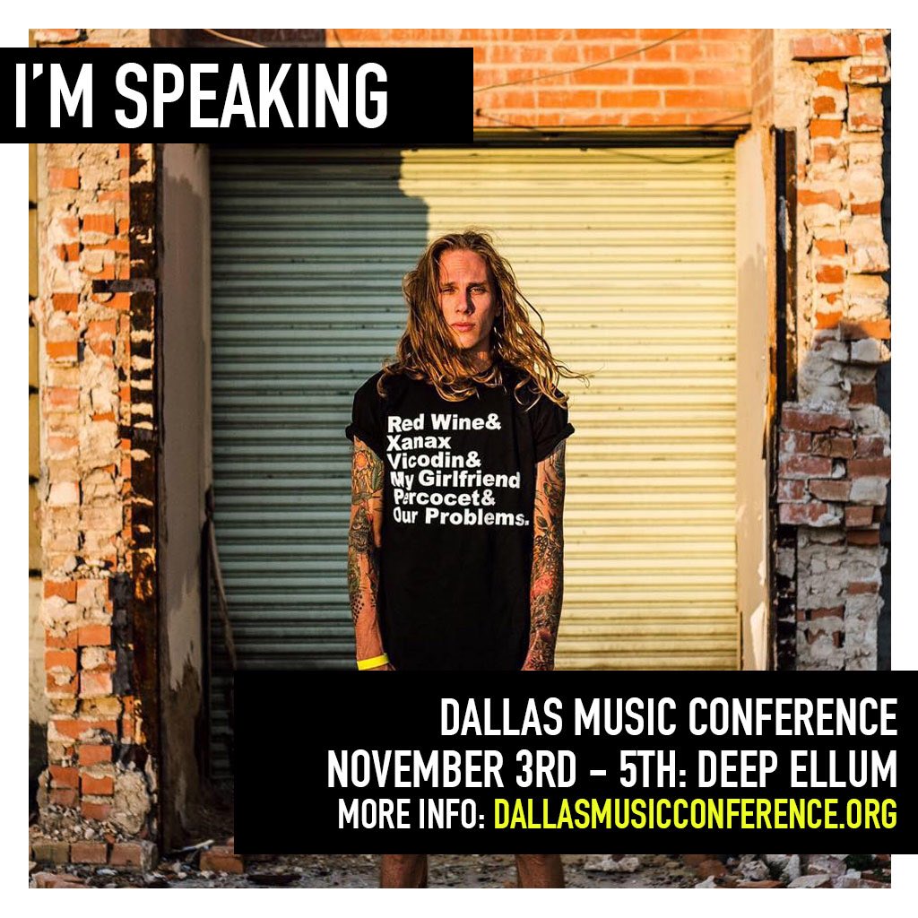 IMIconference's tweet photo. Speaking at #dallasmusicconference, @sk4ggs of @shamecult, @outlineincolor & more! Tickets & Info at https://t.co/Ye4IpkDvVe🤘🏽 https://t.co/d9LtV5ZTHB