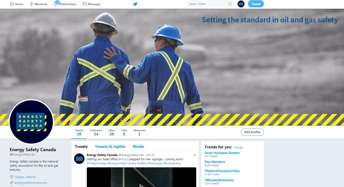FYI friends &amp; followers! Tomorrow is our last day posting on Enform. Pls. follow <a href="/EnergySafetyCan/">Energy Safety Canada</a> for #safetynews: bit.ly/2xxx9Il