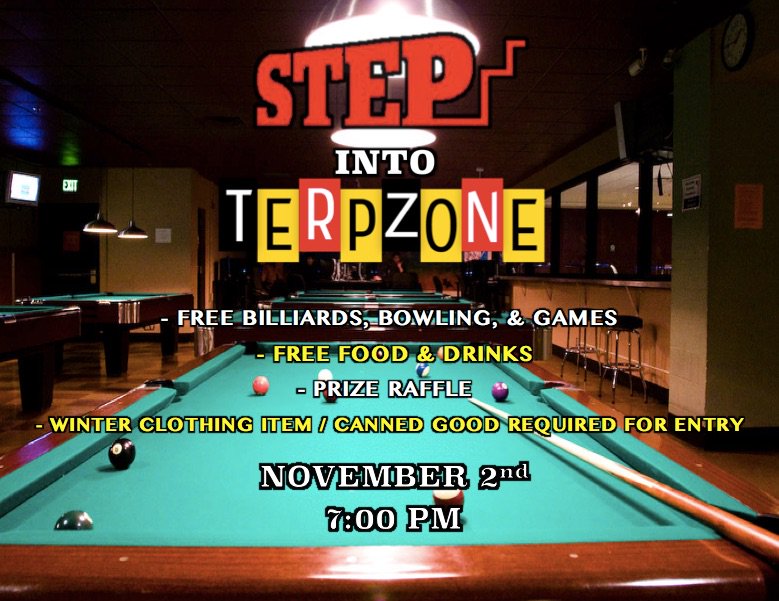 MammaMia_1's tweet photo. Come out and join @UMDSTEP! Please bring a winter clothing item or canned good for entry! https://t.co/dAID3dkqcg
