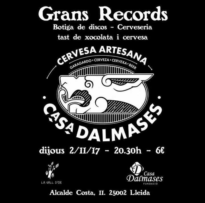 CasaDalmases's tweet photo. Plans pel proper dijous a Grans Records de #Lleida. #creantrecords https://t.co/DxCH68GuRc