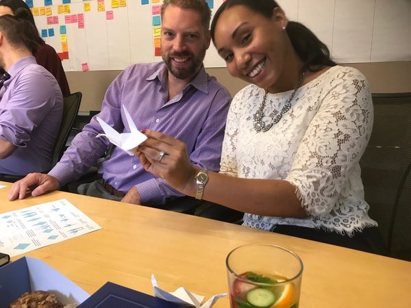 JSavastinuk's tweet photo. New York is getting into #Arraywellnessweek with @teknion and origami @Jaychrislee @ArrayArch https://t.co/JxIGHb31Id