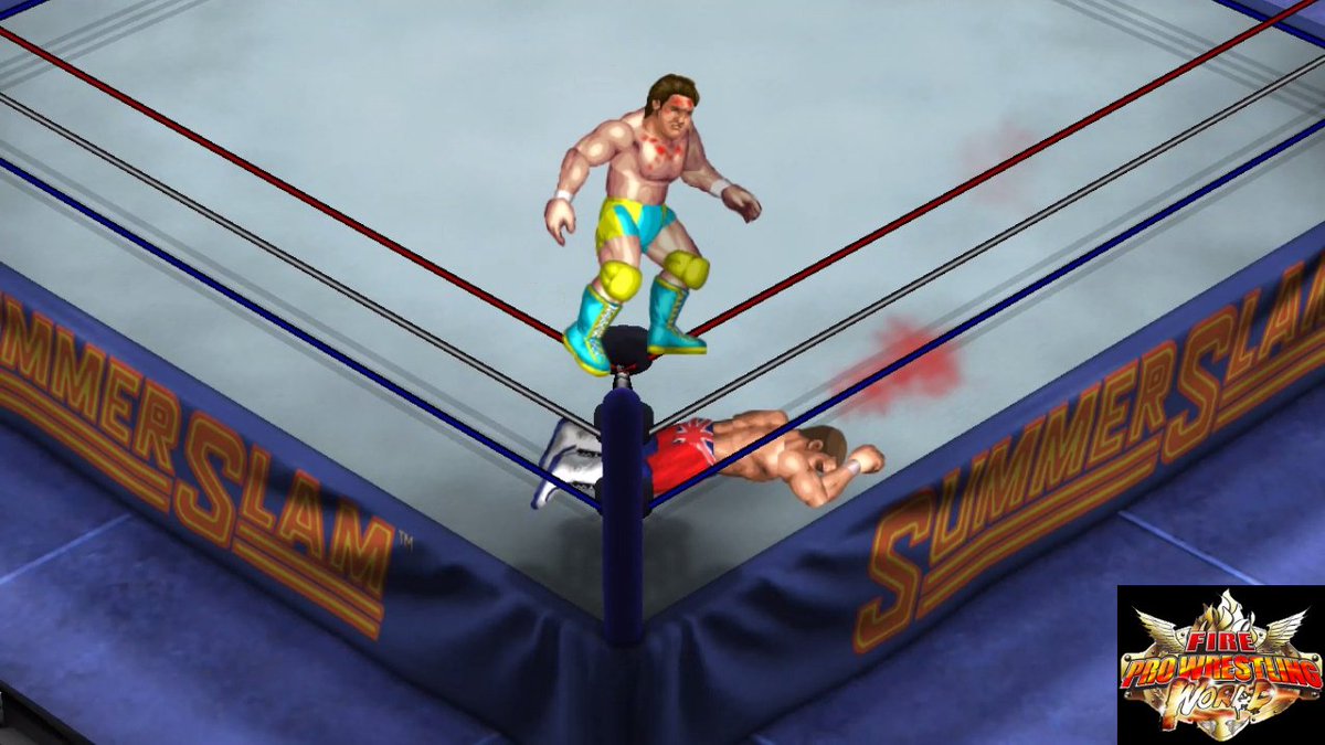 fireproworldfan's tweet photo. #FireProWrestlingWorld video game: Jacques Rougeau (with Raymond Rougeau) vs. Dynamite Kid (with Davey Boy Smith)
https://t.co/C3tvNK1Ktj https://t.co/UDC9U1zOWU