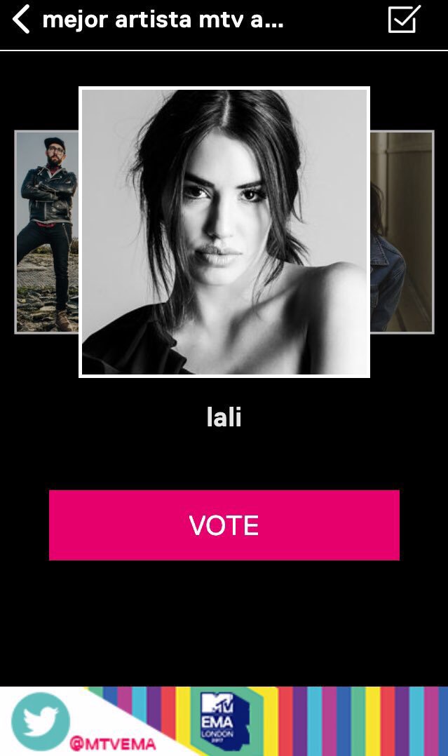 lalitapasion's tweet photo. Votando a full vamos por el segundo EMA!! @laliespos 📲💪🏻🙌🏻🎉🙏🏻❤️ https://t.co/CSAbDzNaKM