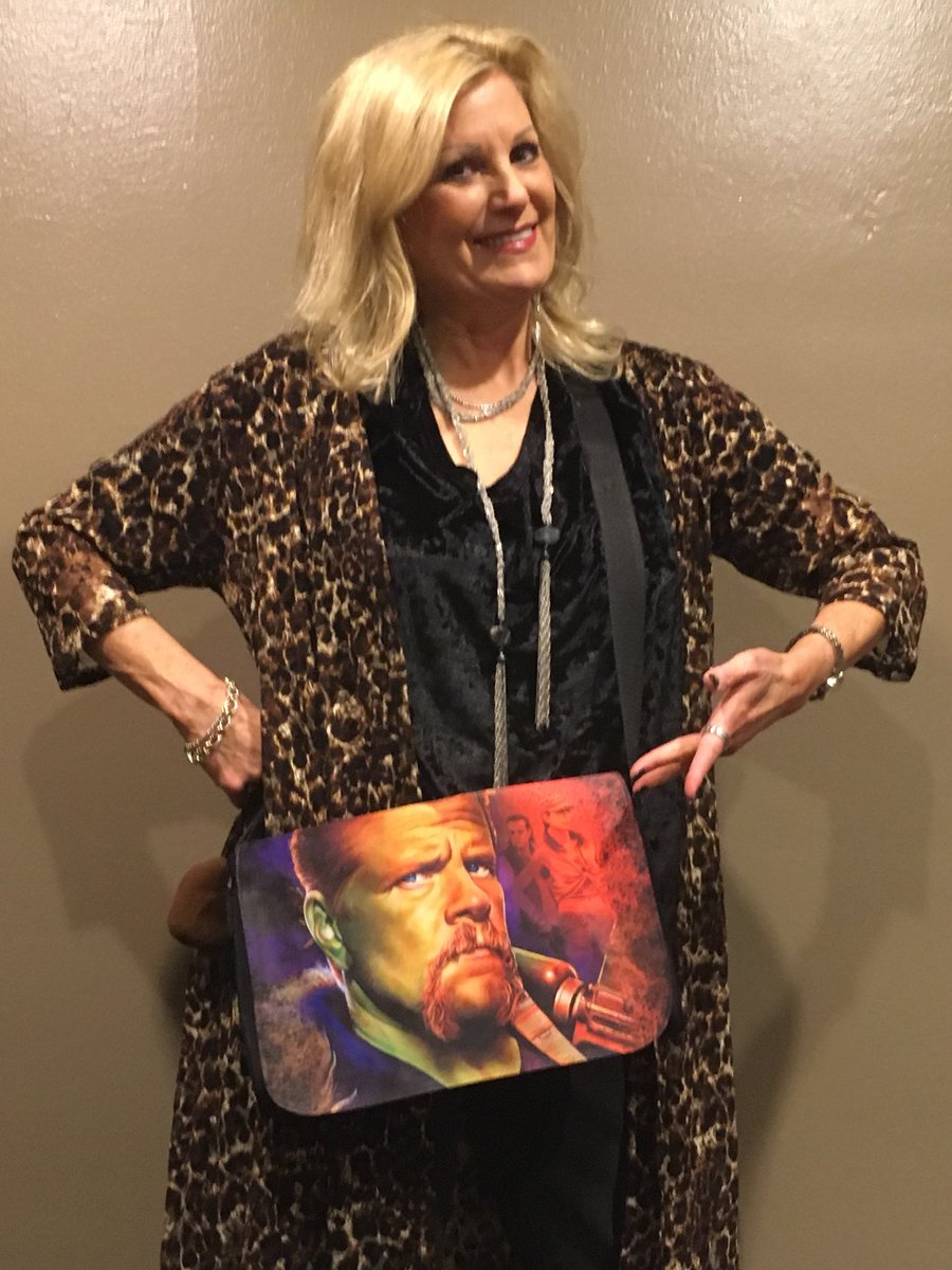 FromTheWest64's tweet photo. @Cudlitz We got a new front flap for her Spillman Bag we bought at #WSTulsa @WalkrStalkrCon #walkerstalkeratlanta #stylin @spillman68 ๐๐๐ https://t.co/cxvcyxAcJd