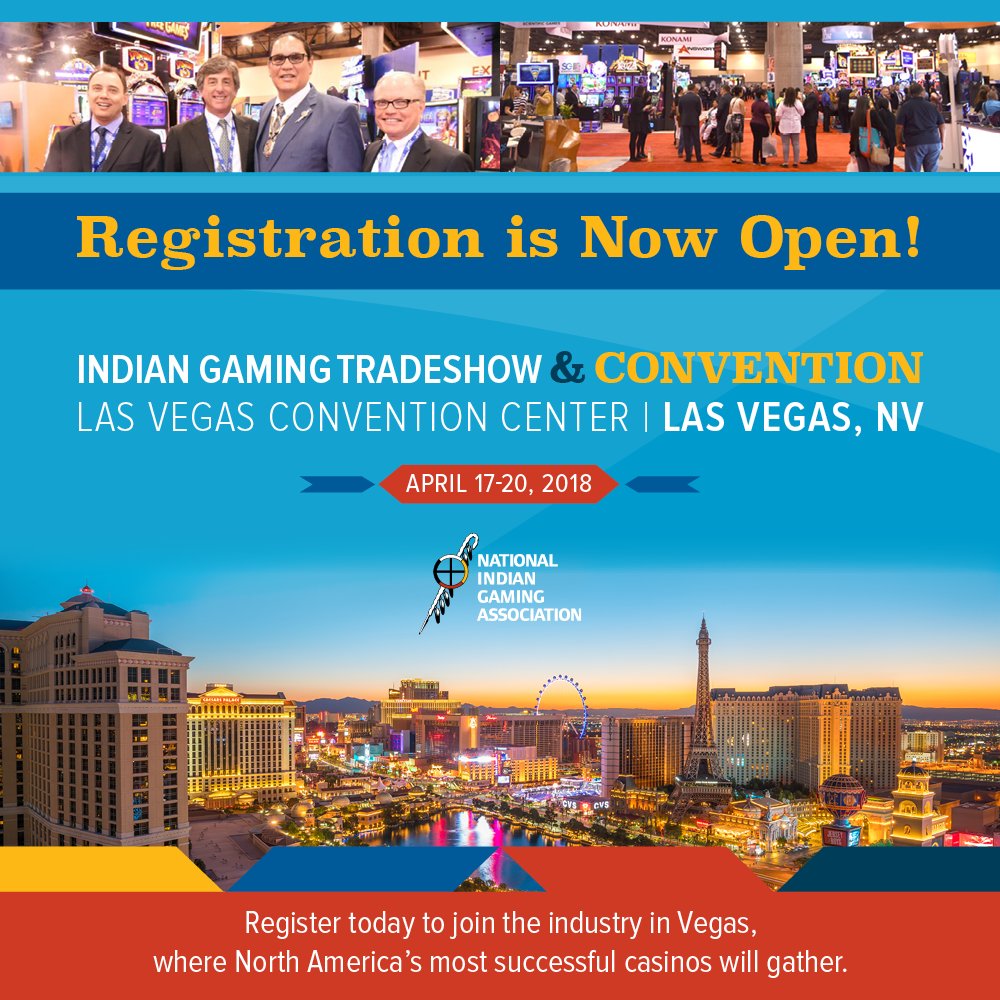 IndianGamingSho's tweet photo. Join us April 17-20, 2018 as we bring the Show to Las Vegas for the first time. Register today at https://t.co/dptOacgzqg https://t.co/cm0D6Jj1lw