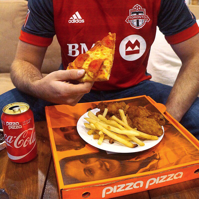 PizzaPizzaLtd's tweet photo. Matchday meal #ConferenceSemis #TFCLive #NYvTOR https://t.co/UYm548A4xe