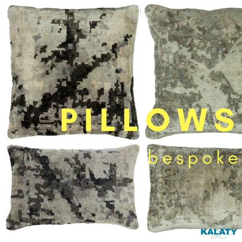 Pillows can (and do!) make a difference … especially our new artisan-crafted, bespoke hand knotted accent pillows! #pillows #bespoke