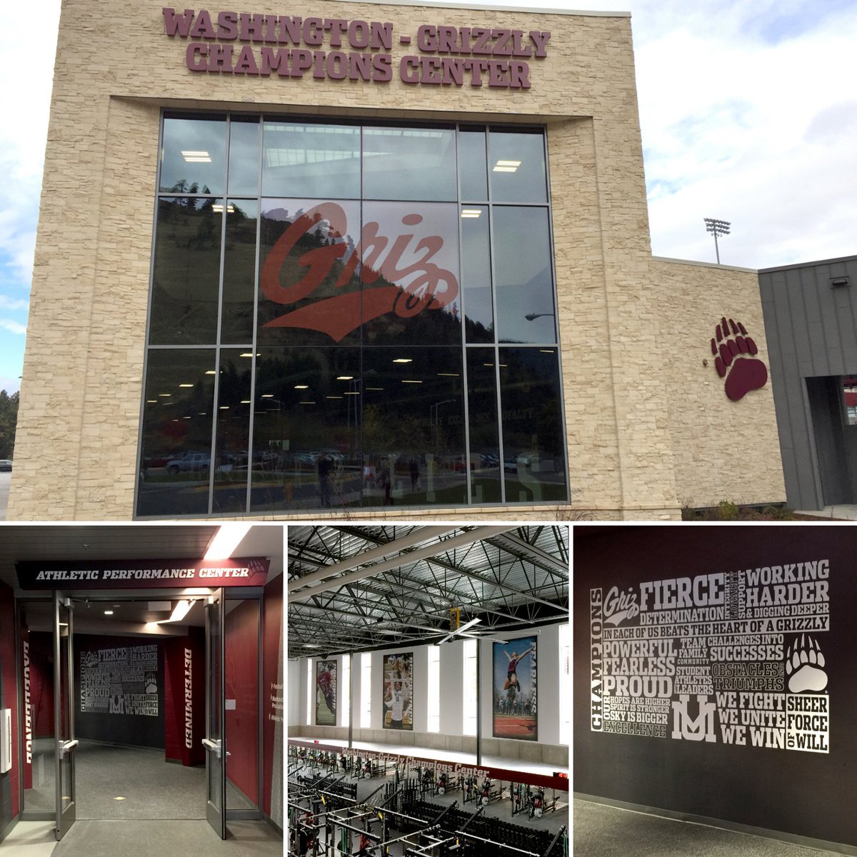 _supergraphics's tweet image. Did you know we did #design #concepts, #fabrication &amp;amp; #printing at @MontanaGrizFB Champion Center? Watch the video!
youtu.be/5TklPbmQ5mw