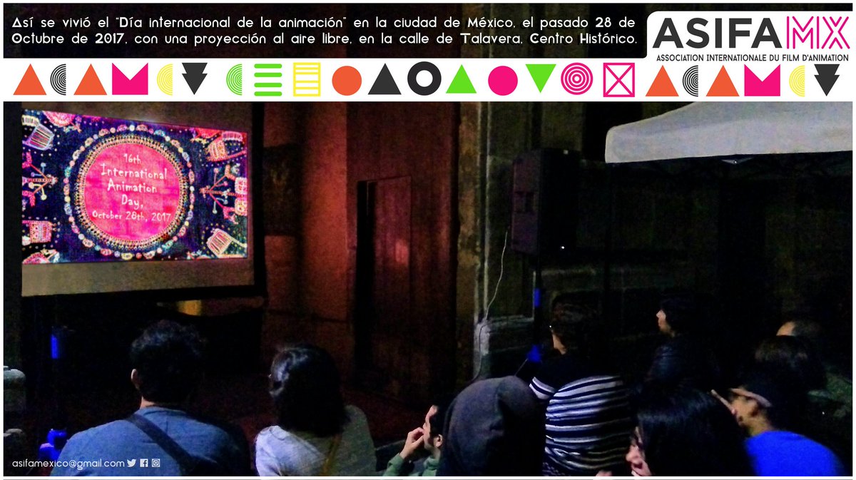 ASIFAMexico's tweet photo. Así se vivió el "Día internacional de la animación" en la ciudad de México. https://t.co/bWioceZVrF