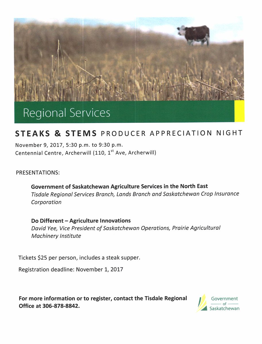 RmRm397's tweet photo. #producerappreciation #steaknight #Nov9th Register by Nov 1st https://t.co/KxluZ73qSQ