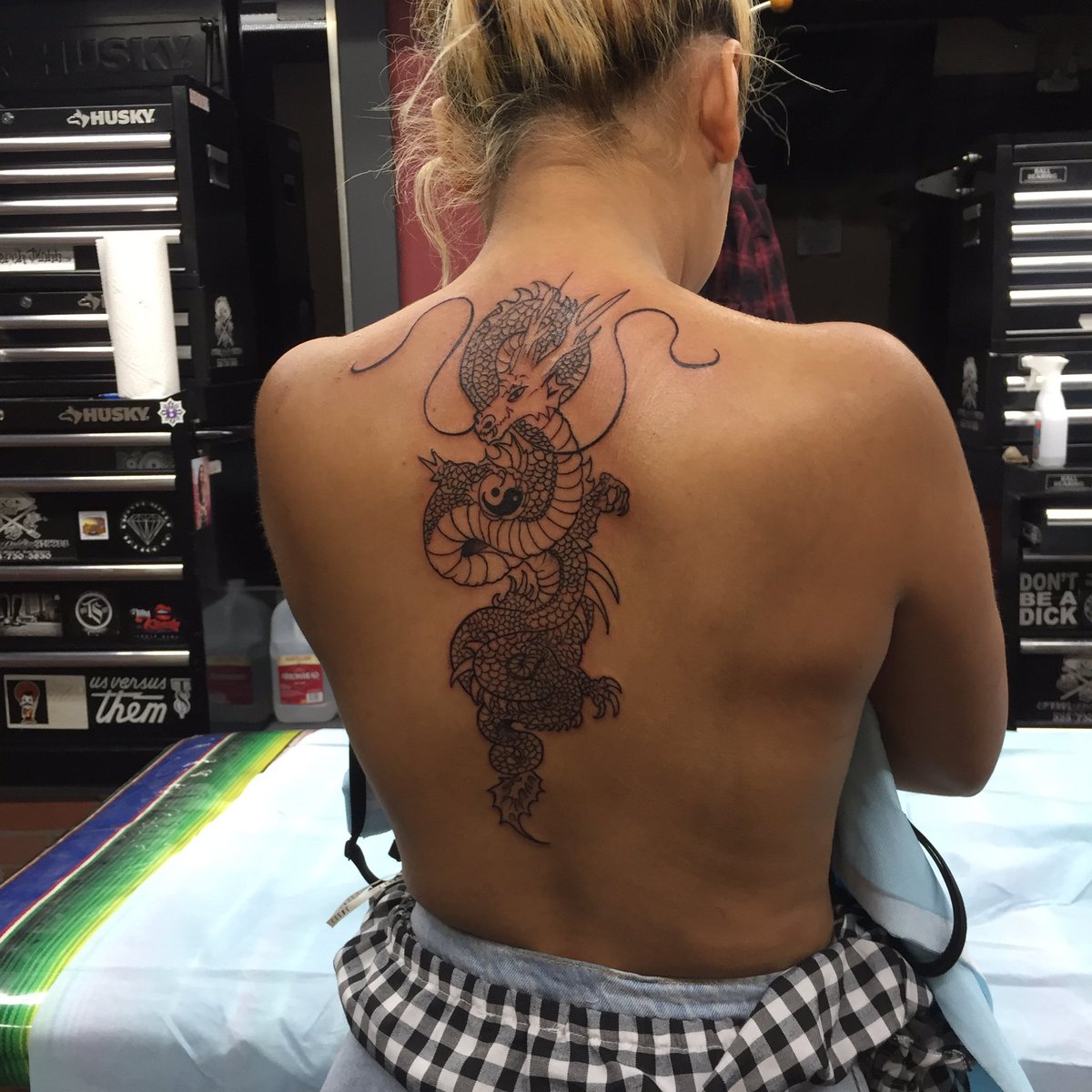 57 Dragon Tattoos On Full Back
