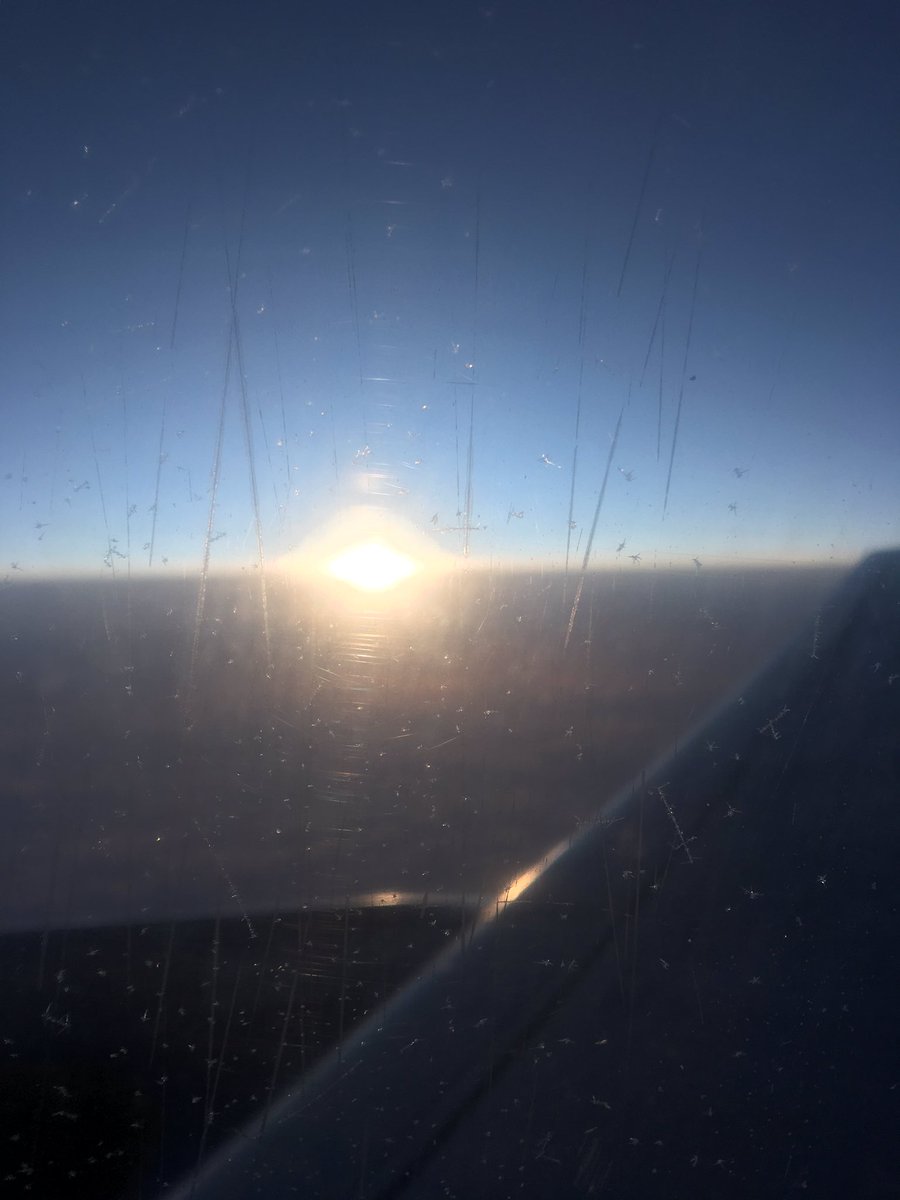 Futurebapilot's tweet image. Stunning view of London this evening, arriving from Keflavik. (Thanks BA for the scratched fire exit window)😁@British_Airways