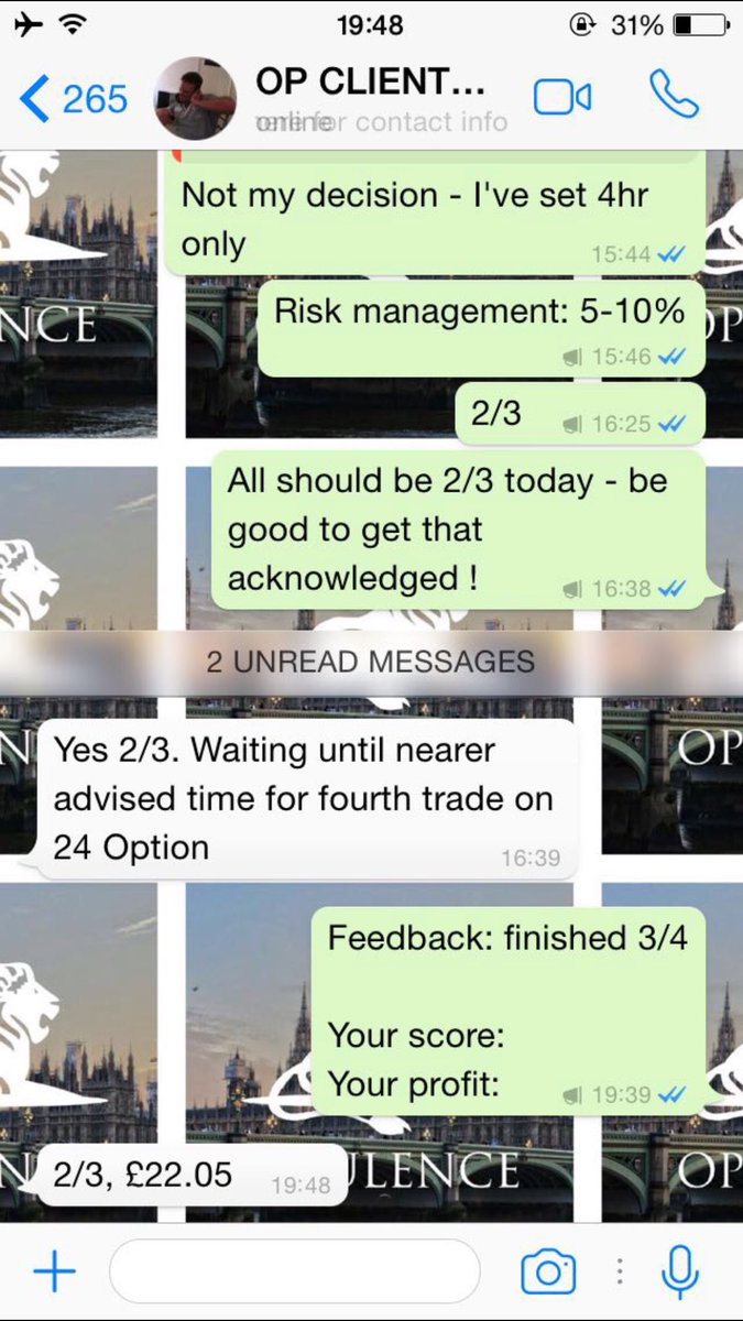 RobOpulence's tweet image. Great day for our clients on binary with 3/4 to start our week off! Profit can make Mondays that little bit more bearable!🍾