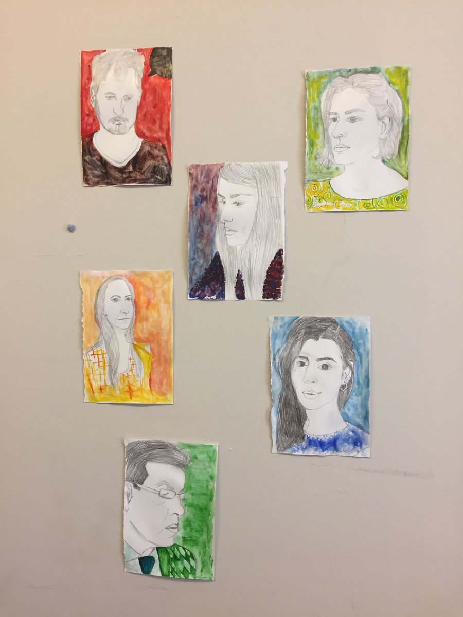 Collectrium's tweet image. Artists at Collectrium. Beatrice made a series of portraits for our EU team. Contact us to chat with Bea bit.ly/2yLJQ6V #art