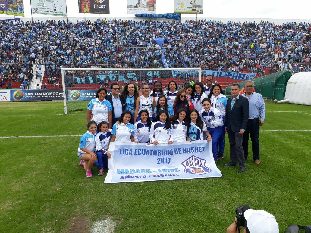 apurobasket's tweet photo. Macará – LUMS, fue presentado en el Estadio Bellavista de Ambato
https://t.co/QKX16hAaJC https://t.co/S9hEWtxkjh