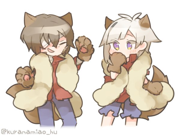 「gloves wolf ears」 illustration images(Oldest)