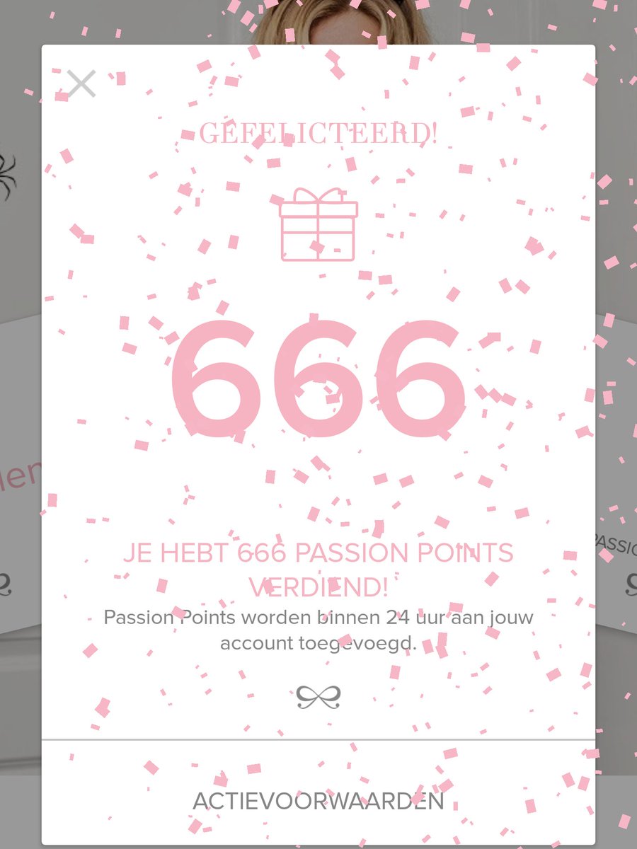 Tadatadaa 666 passion points ! Lucky me #wheelofpassion  @NLRegion2_HKM