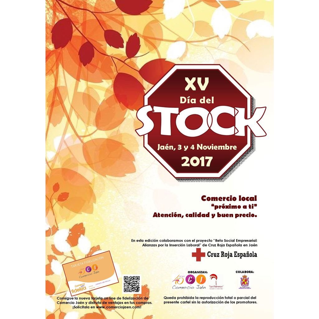 comercio_jaen's tweet photo. Prepárate para ir de🛍 este fin de semana en #Jaen. 👕👠👗👞Los días 3 y 4, #DiaDelStock con la colaboración de .@crejaen y el .@AytoJaen https://t.co/L3hRdSCElQ
