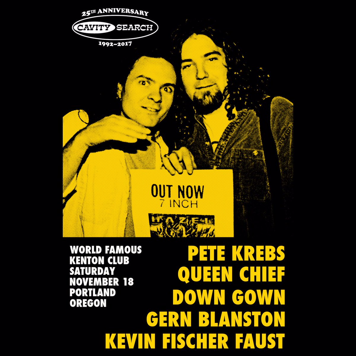 CavitySearchRec's tweet photo. 25th Anniversary celebration at the World Famous Kenton Club PDX 11/18 #PeteKrebs #DownGown #QueenChief #GernBlanston #KevinFischerFaust https://t.co/LP3fNt0NlN