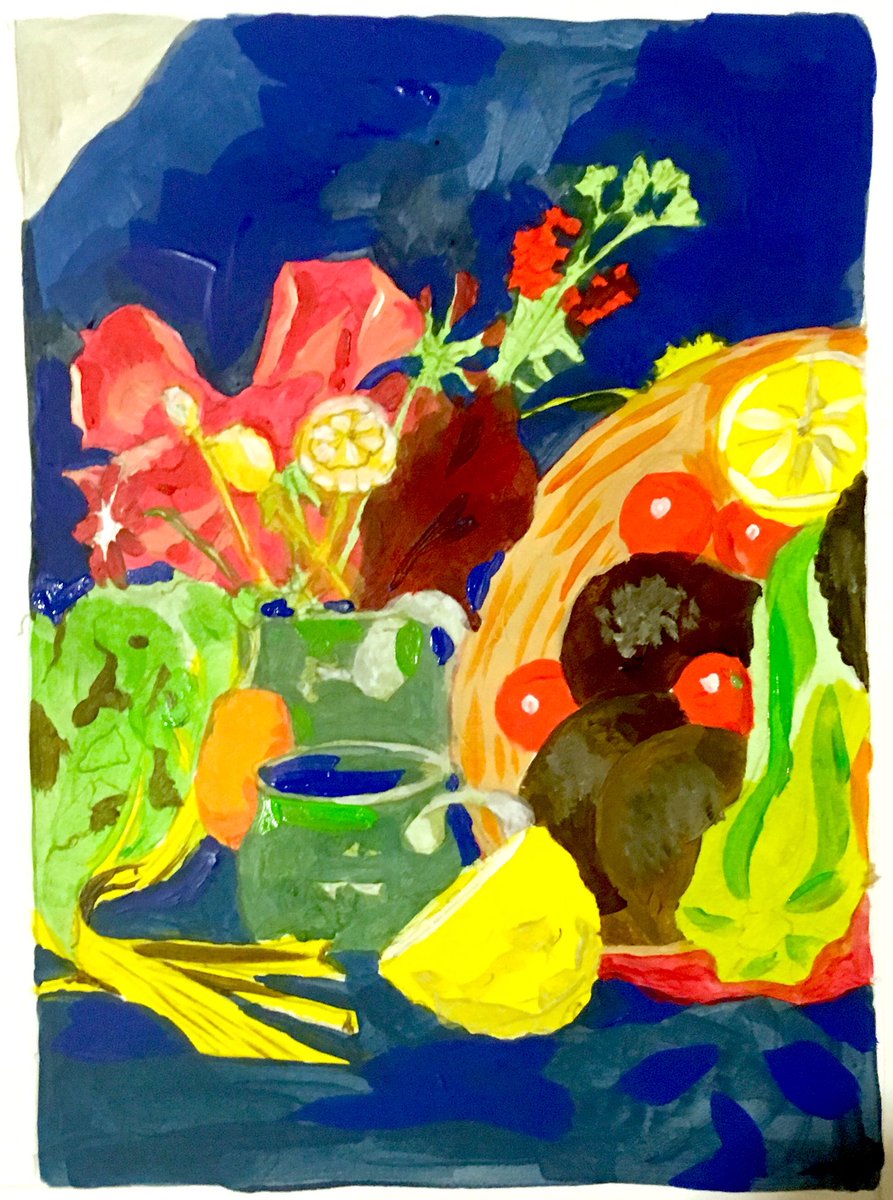 BethMorafon's tweet photo. Autumn Still Life, quick practice on Sunday whilst also cooking tea ©Beth Morafon #AutumnStillLife #PaintingNotShopping #WinterDrawingWindow https://t.co/d0q2palIEl