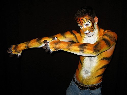 Who's going to do my body paint?