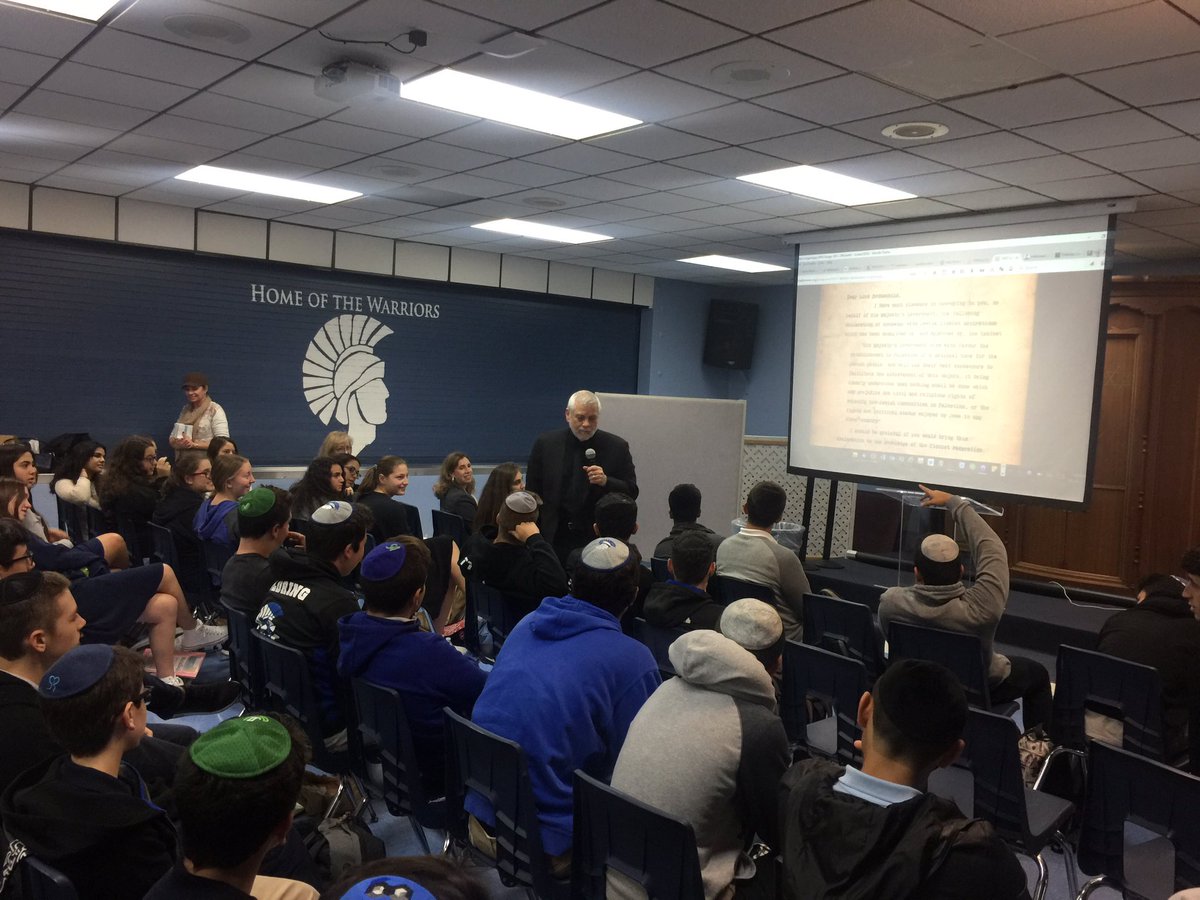 AssarafAharon's tweet photo. 100 years since #Balfour100 &amp; it coincides w/ parashat #lechlecha. Had the privilege of hearing from @EdwinBlackBook. Eye opening! @rasgha https://t.co/GJWaJUiVCq