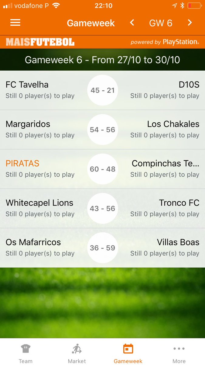 tiagorrdias's tweet photo. Isto é uma liga de Draft competitiva na @Realfevr #fantasyleagues #ligamaisfutebol #modelodraft #forpros #liganos https://t.co/2pOHMh88gH