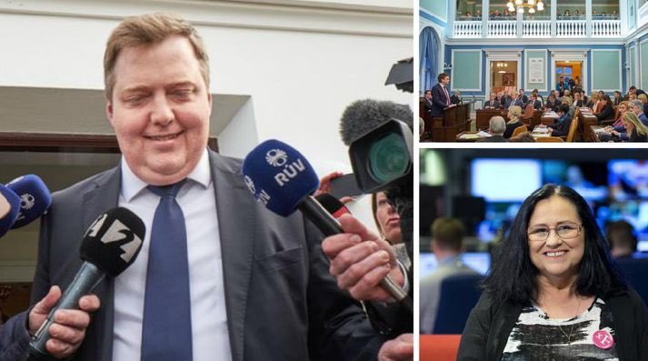 Simmi d og Inga Sæland name a better a duo takk og bless