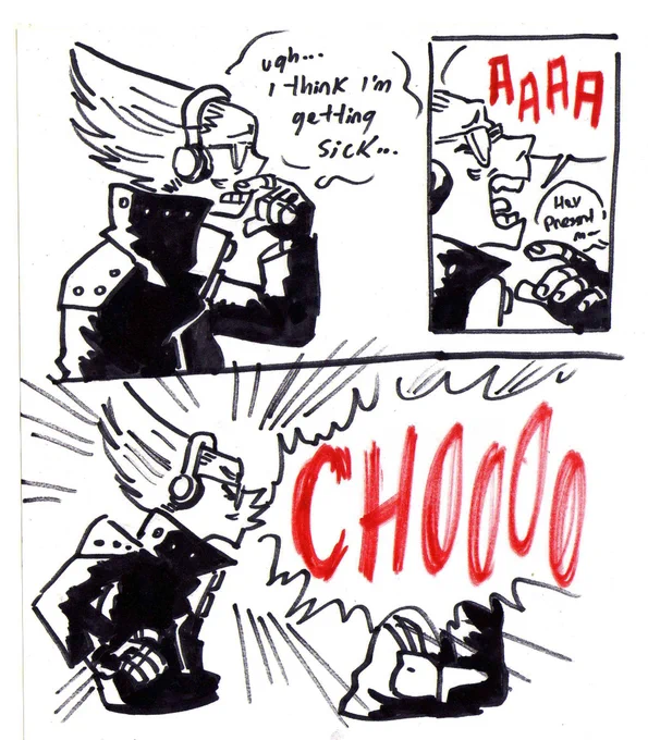 @ya_boi_guille #bnhainktober day 19: sick day
after this moment they both were sick for an entire week #bnha #inktober 