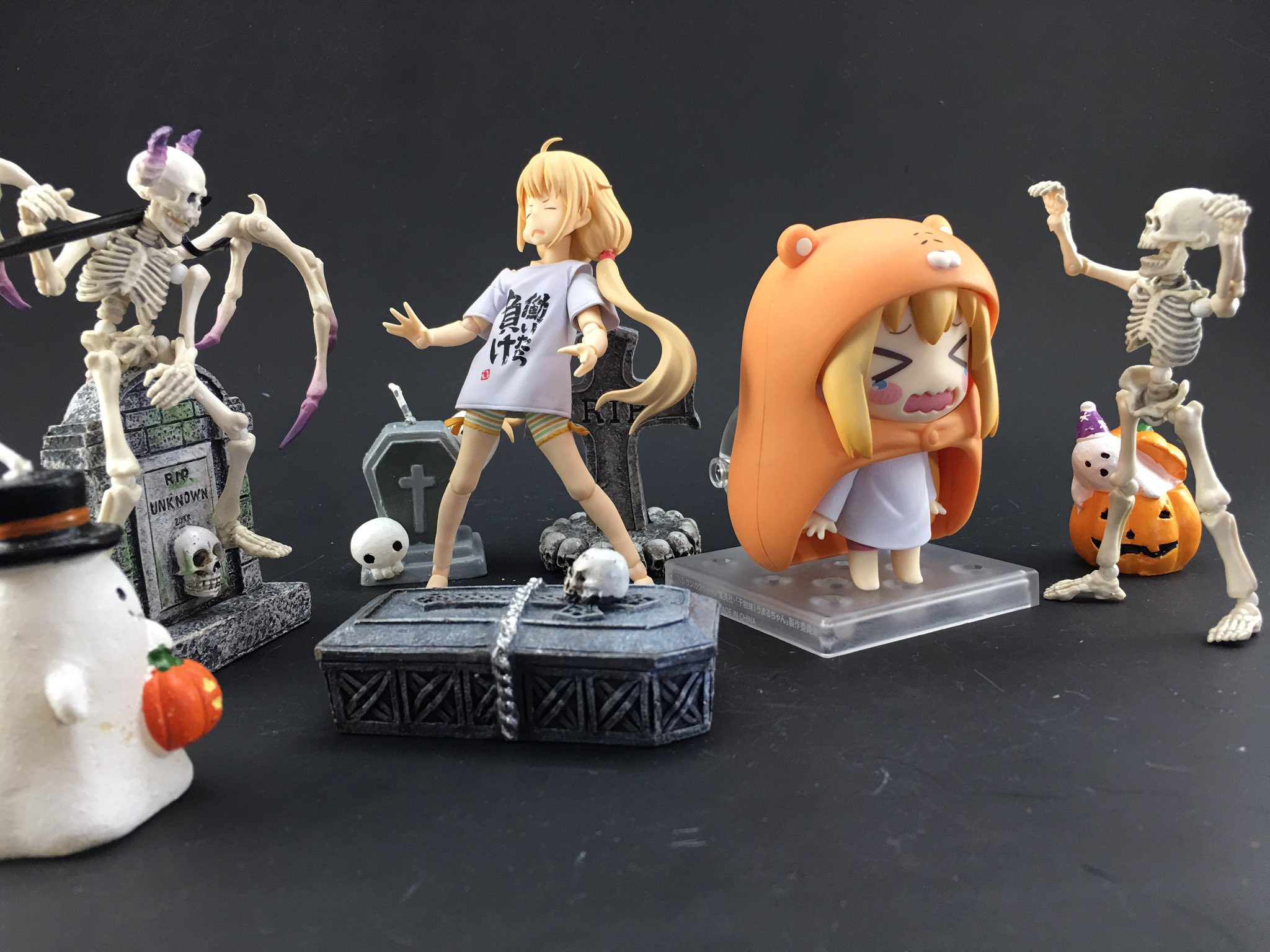 ファントムパイン ハロウィン 本番 Happy Halloween 土間うまる 双葉杏 アクマ オオキイヒト ハロウィンセット Figma ねんどろいど ポーズスケルトン ブンドド T Co Xdtxqu02xl Twitter