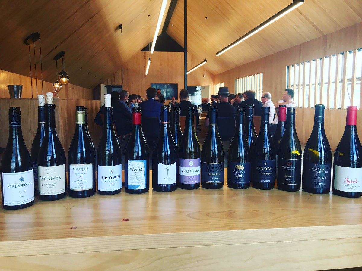 Awesome to see some of the nations top Syrah winemakers all in one room, discussing the category in NZ. #WESAYSYRAH #NZWINE