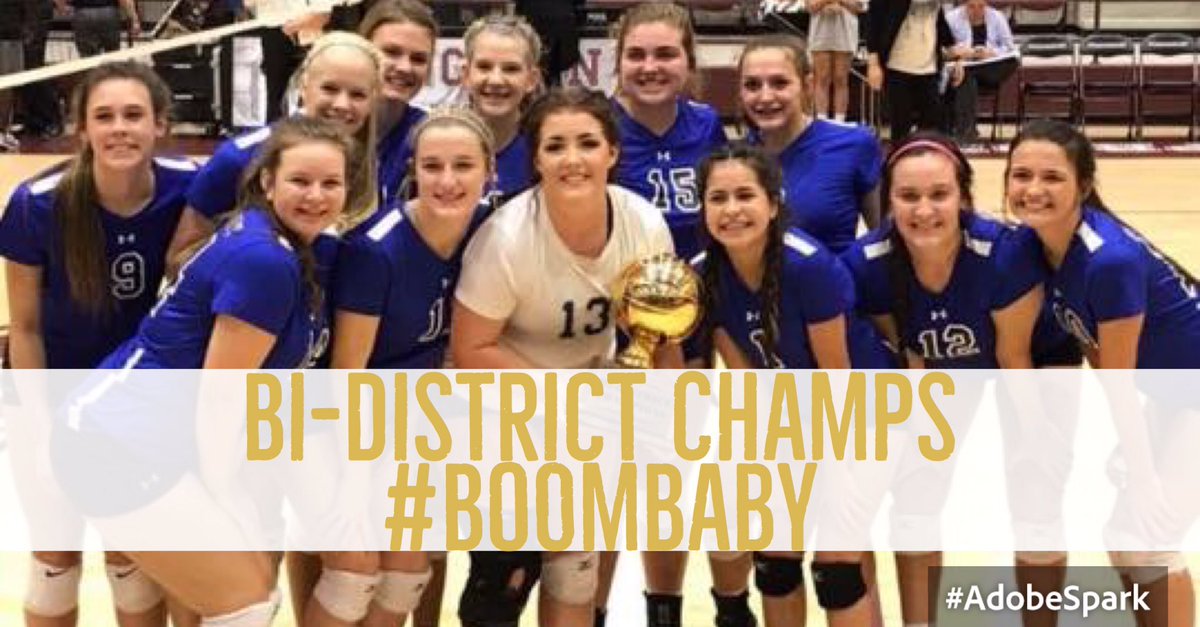 communityisd's tweet photo. #BoomBaby your @BraveVolleyball team is Bi-District Champs!! https://t.co/xUpm8a8Mpi