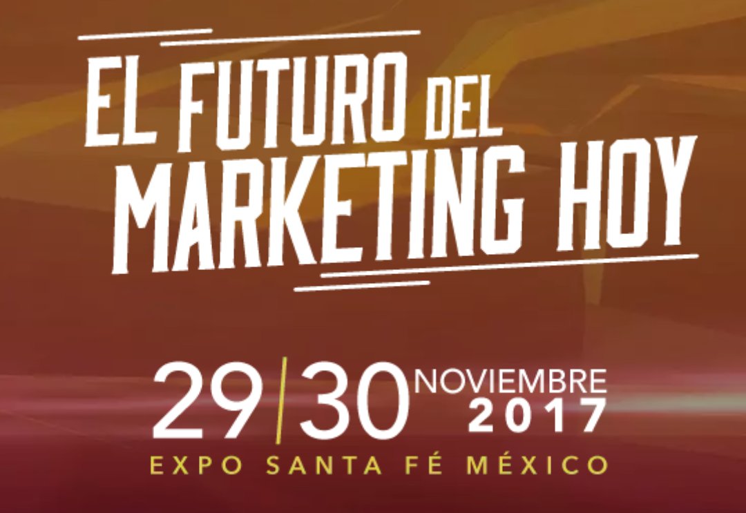 geekociety's tweet photo. . @UC_oficial en el Futuro del #Marketing, @ExmaCDMX en @ExpoSantaFeMx este 29 y 30 Nov. #EXMACDMX #EXMA2017 https://t.co/1yqyRzr7jd