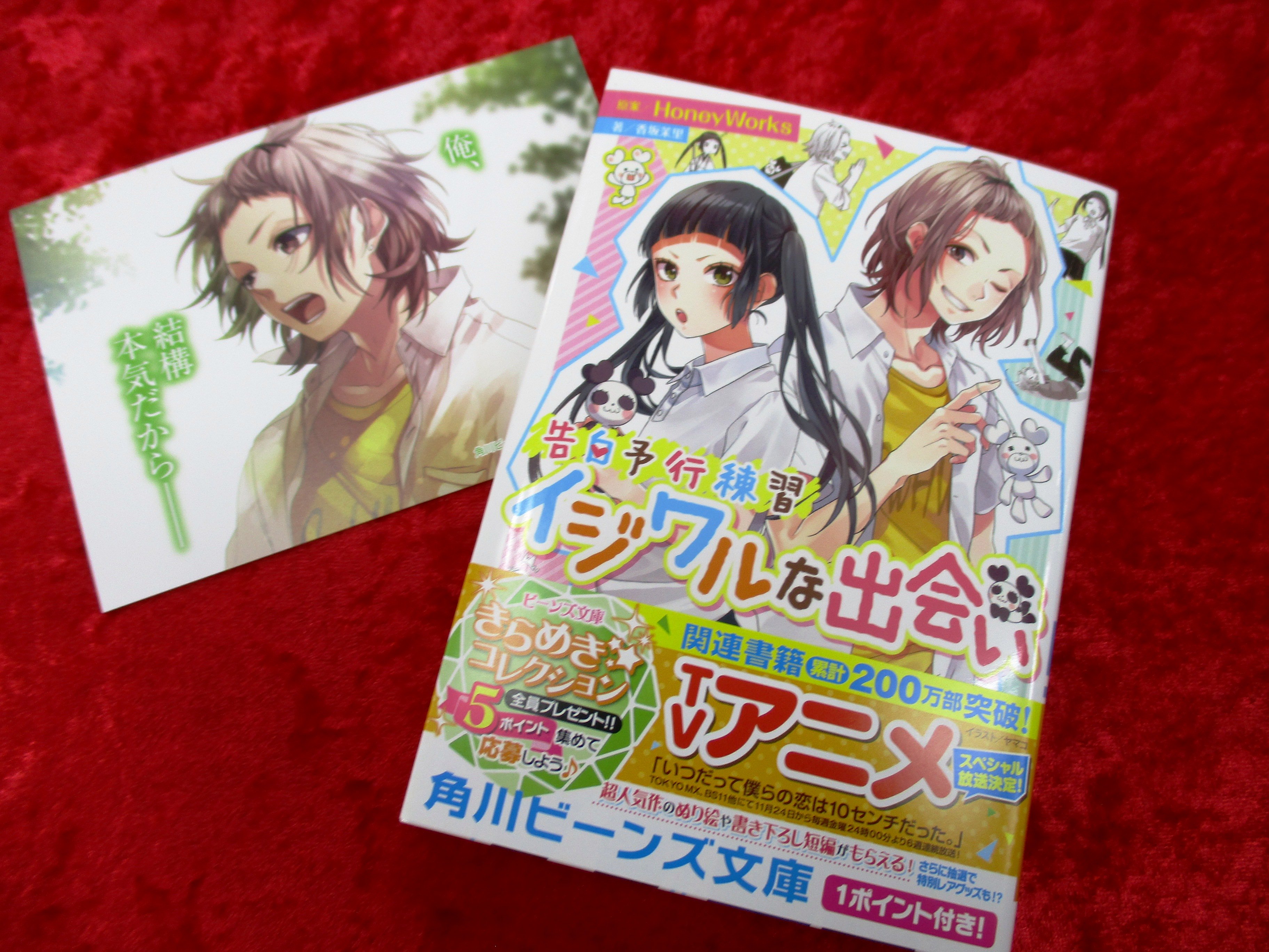 アニメイト本厚木 書籍入荷情報 本日 告白予行練習 イジワルな出会い が入荷しましたアツ 特典はイラストカード Honeyworks ハニワ T Co Kuqmramtrx Twitter